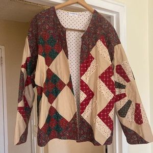 Vintage handmade Quilt coat